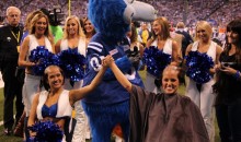 Two Colts Cheerleaders Got Their Heads Shaved as a Reward for Raising $20,000 for Leukemia Research (Video)