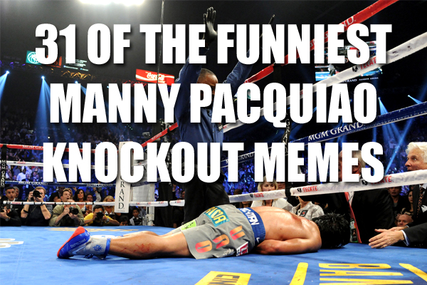 manny pacquiao knockout meme