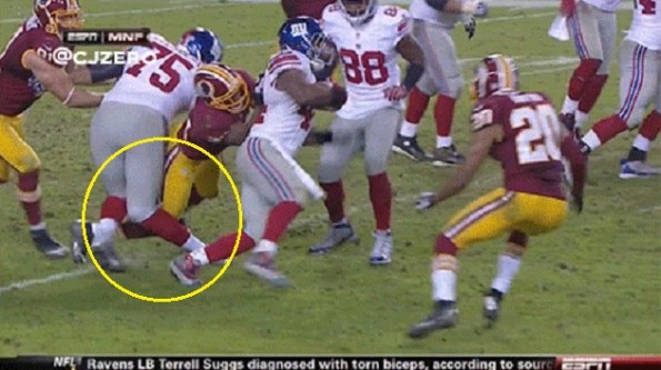 sean locklear leg break