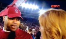 ESPN’s Heather Cox Gets Blown Off By Stanford Coach David Shaw (Video)