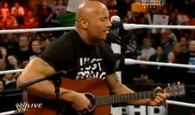 The Rock Revived His “Rock Concert” Gimmick on Monday Night Raw (Video)