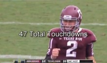 Johnny Manziel's 47 Touchdowns In One Video