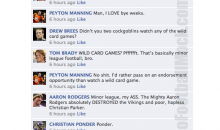 NFL Quarterbacks Conversation On Facebook (Wild Card Weekend)