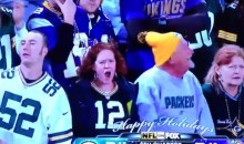 Drunk Packers Fan Nearly Passes Out After Cheering Too Hard (Video)