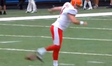 Check Out this Backheel Onside Kick by Phil Dawson at the 2013 Pro Bowl (Video + GIF)