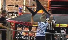 Crazy Lady Attacks a Pro Wrestler at an Event in South Africa (Video)