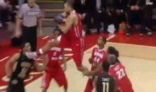 Illinois State’s Jackie Carmichael Delivers a Karate Kick Rebound (Video)