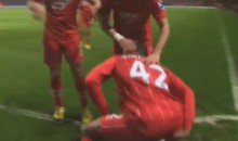 Southampton's Jason Puncheon Celebrates Goal By Wiping His Rear (GIF)