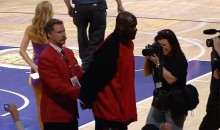 Will Ferrell Works Security at the Lakers Game, Ejects Shaq from Staples Center (Videos)