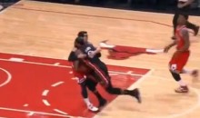 Kirk Hinrich Tackles LeBron James, Bulls End Miami Heat’s Winning-Streak at 27 (Video)