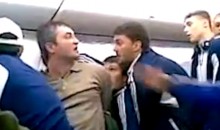 Russian Soccer Team Subdues Unruly Drunk Passanger on Airline Flight (Video)