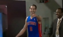 Pistons’ Jose Calderon Almost Walks Into the Wrong Locker Room During His Return to Toronto (Video)