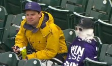 Rockies Fan Builds Snowman to Keep Him Company During a Cold Double Header at Coors Field (Video)