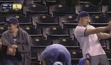 Royals Fan Flips the Double Bird (GIF)
