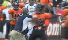 Indoor Football Coach Attacks Opposing Running Back, Gets Suspended for the Season (Video)