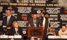 Roberto Guerrero’s Dad Calls Floyd Mayweather Jr. a “Woman Beater” During Press Conference (Videos)