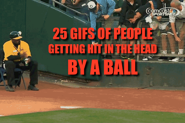 hit in the head by ball gifs