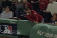 Red Sox Fan Looking for Souvenir Takes Foul Ball to the 
