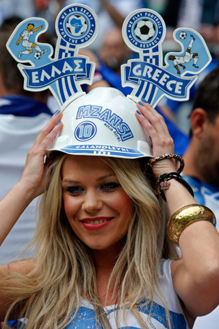13 greece 1 - hottest fans 2014 fifa world cup