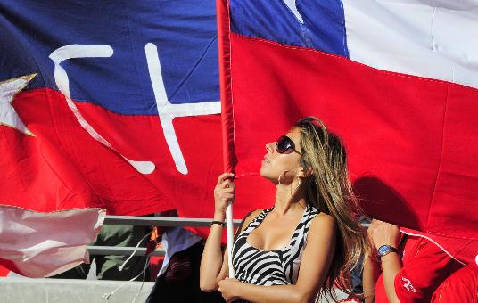 18 chile 2 - hottest fans 2014 fifa world cup