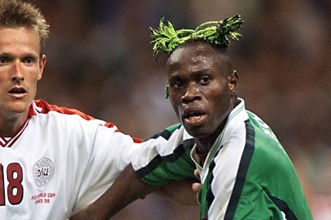 2 taribo west (nigeria 1998) - greatest world cup hairdos