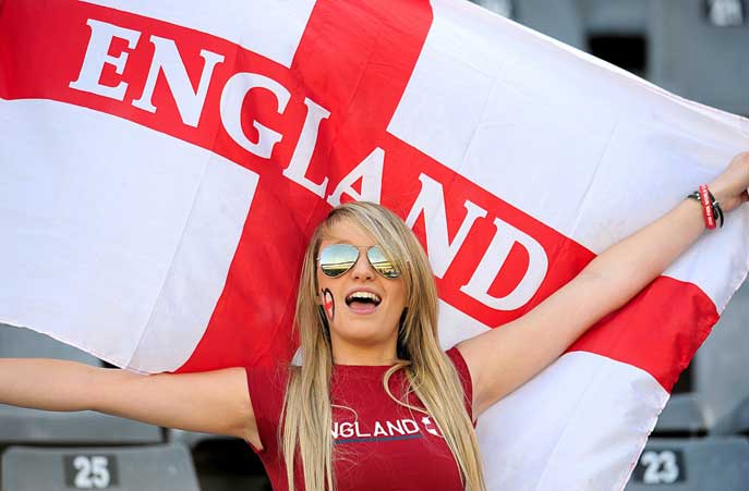 22 england 3 - hottest fans 2014 fifa world cup
