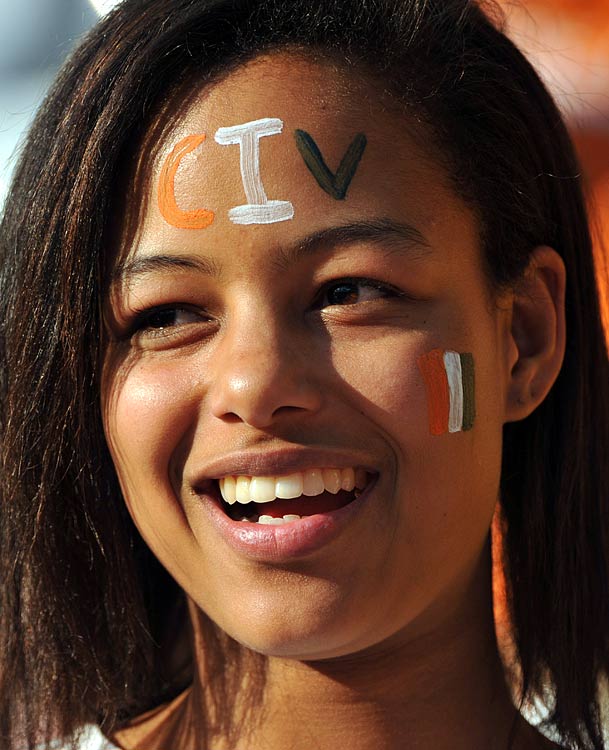 23 ivory coast 1 - hottest fans 2014 fifa world cup