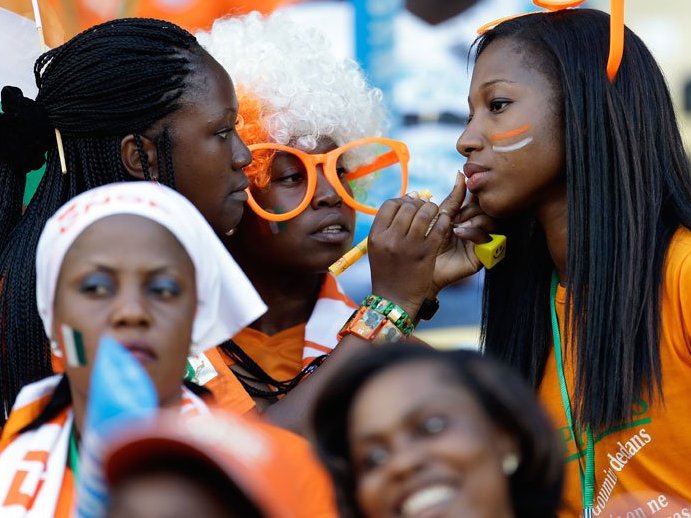 23 ivory coast 2 - hottest fans 2014 fifa world cup
