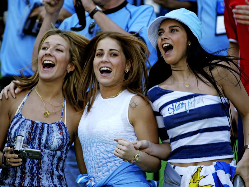 29 uruguay 1 - hottest fans 2014 fifa world cup