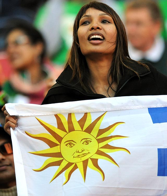 29 uruguay 2 - hottest fans 2014 fifa world cup