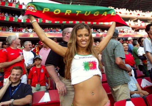 3 portugal 2 - hottest fans 2014 fifa world cup