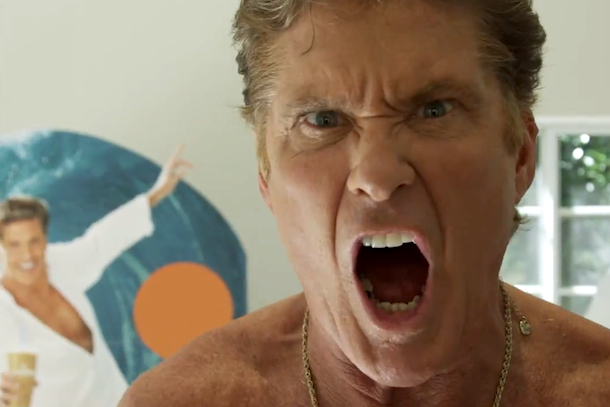 Image result for angry hasselhoff