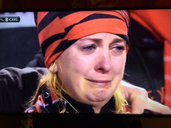 Image result for crying bengals fan