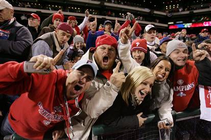 fans phillies philly intimidating bases visiting players fan most 2010 behavior weekly round table philadelphia