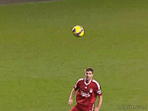 Soccer Swing And A Miss (GIF)