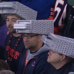 Bears Fans Troll Cheeseheads with Cheese Grater Headgear