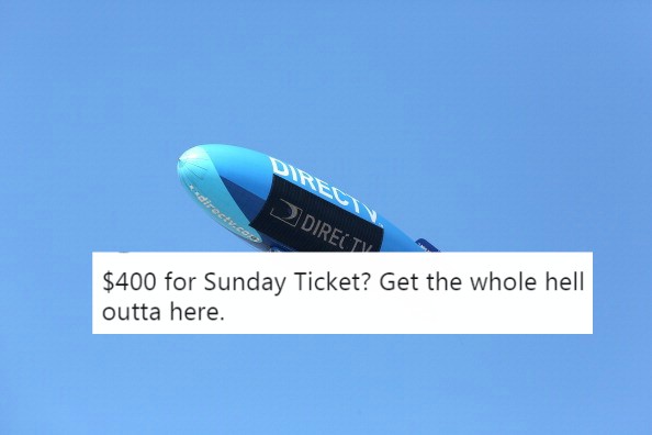NFL Fans Rip DirecTV For Raising NFL Sunday Ticket Prices ...