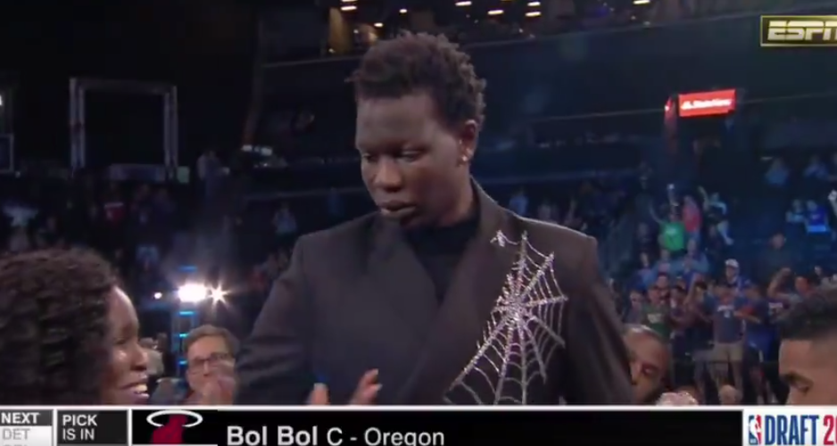 Bol Bol Legit Looked Sad After He Finally Got Selected With 44th ...