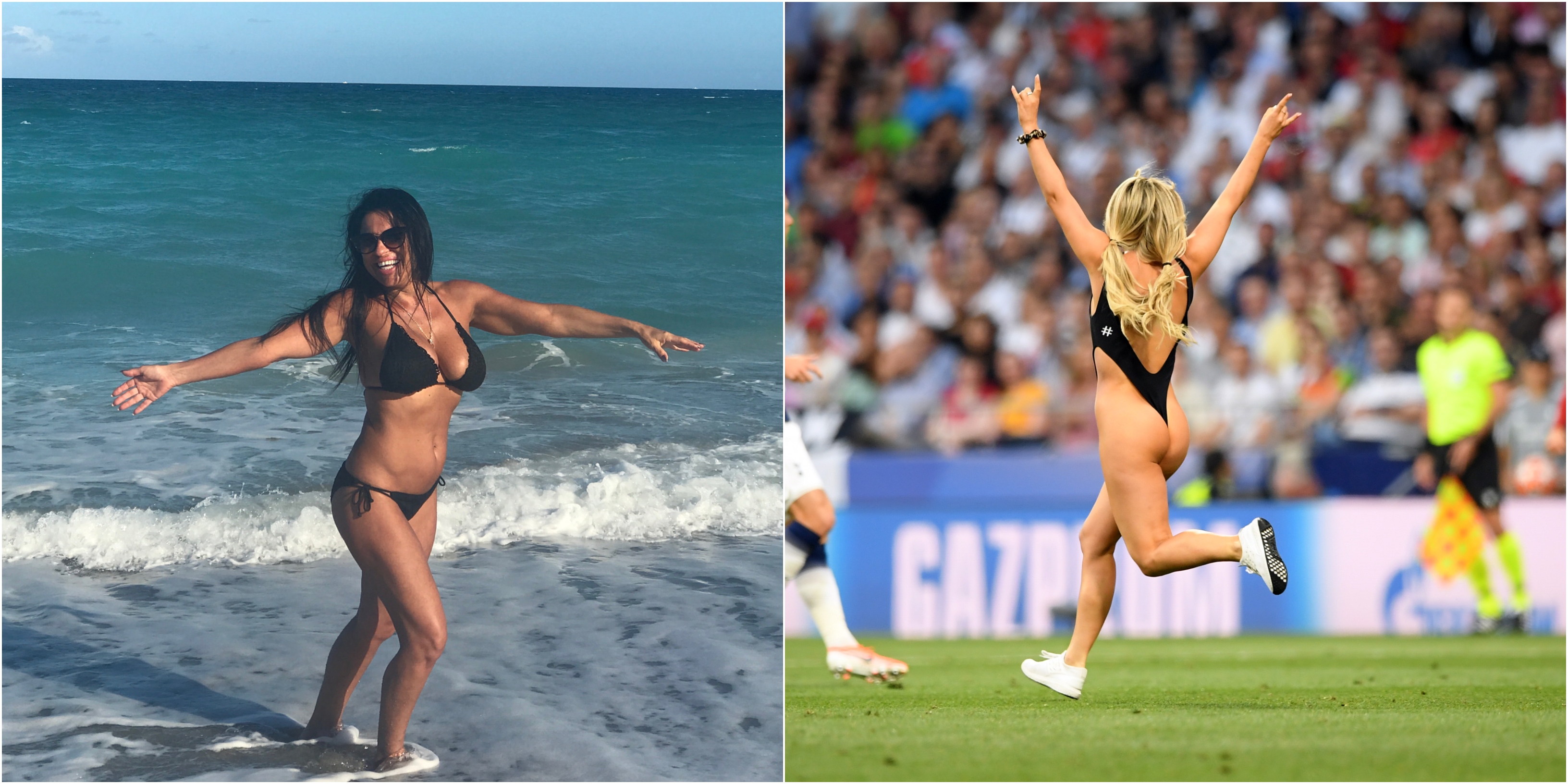 Champions League Streaker’s Future Mother-in-Law Goes Streaking at 2019 Cri...