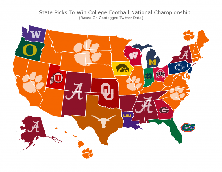 Map Shows Which Teams Are Most Popular Pick To Win College Football map-shows-which-teams-are-most-popular-pick-to-win-college-football