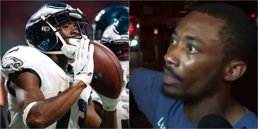 Hero saves children from fire, casually burns Eagles wide receiver