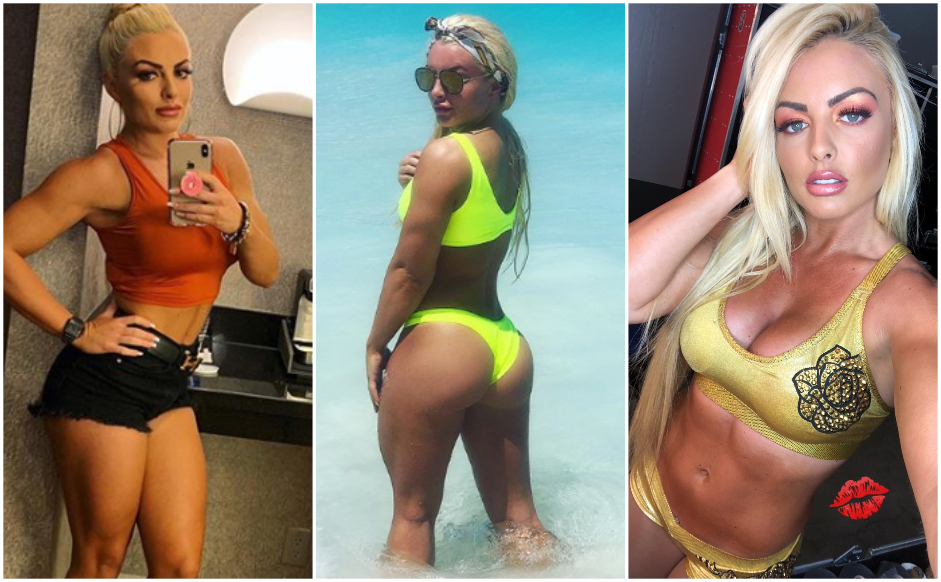 WWE's Mandy Rose Stuns On Maxim Cover In Sexy Gold Lingerie (PICS) .