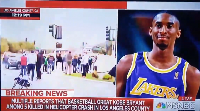 MSNBC Anchor Appeared To Drop N-Word While Referencing Kobe Bryant's
