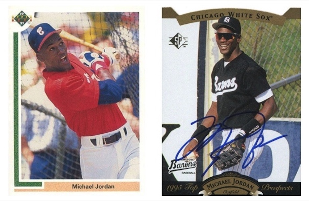 Michael Jordan Rookie Baseball Cards - 91 Upper Deck 95 SP