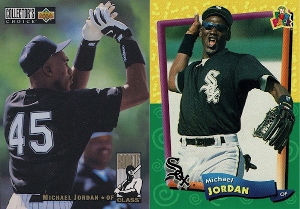Michael Jordan baseball cards Upper Deck
