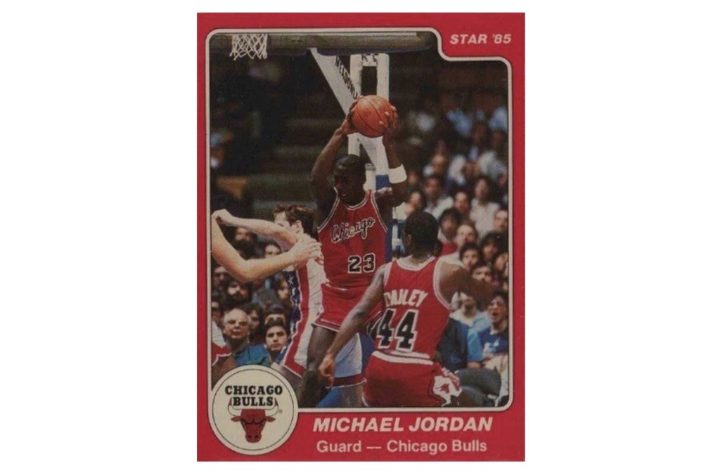 Michael Jordan Rookie Card 1984 Star Front
