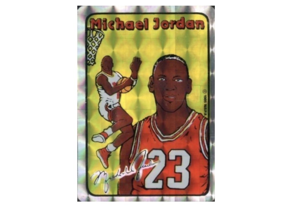 Michael Jordan Rookie Card - 1985 Prism Jewel Front