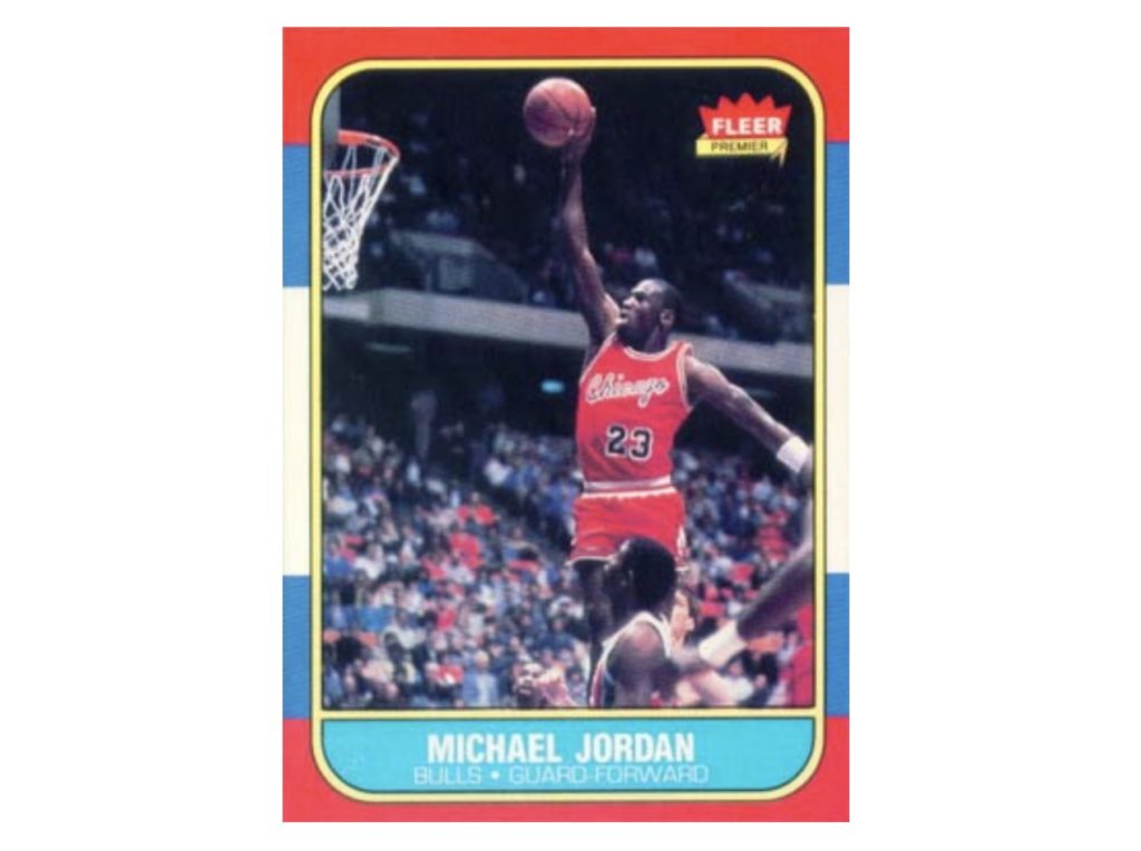 Michael Jordan Rookie Card - 1986 Fleer Front