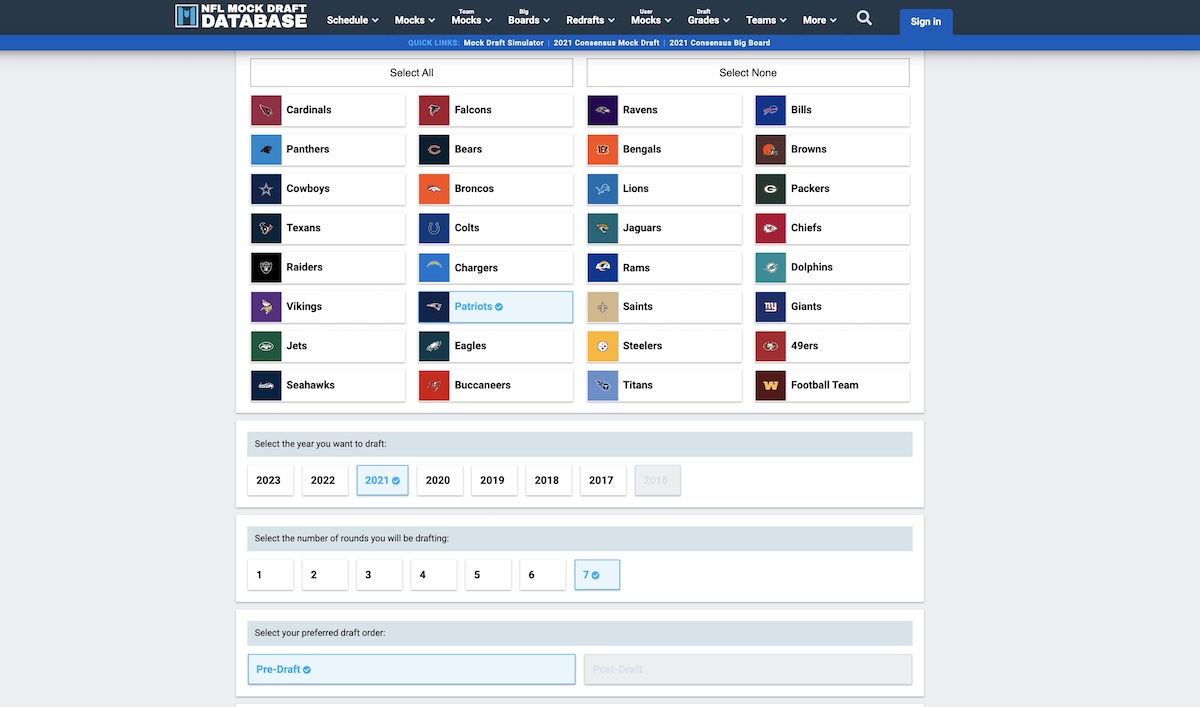 NFL Mock Draft Simulator Which Is The Best One For You?