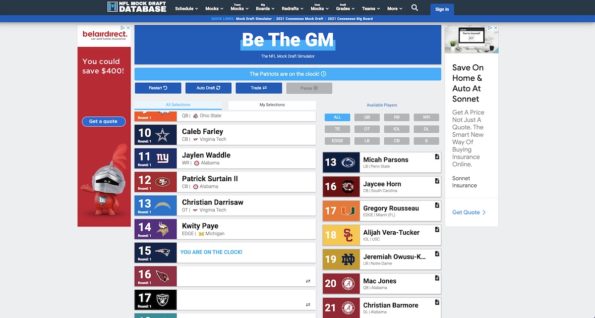 NFL Mock Draft Simulator: Which Is The Best One For You?
